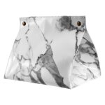 Marble pattern tissue box pu leather home car serviette de table en papier serviette de table serviette ...