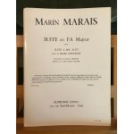 Marin marais suite fa majeur pour fl�te a bec et basse continue partition leduc