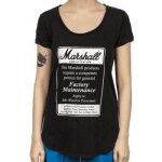 Marshall personnel tshirt femme s