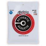 Martin ma150t - jeu de cordes guitare acoustique - authentic treated - medium 13 - 56 Martin ma150t - jeu de cordes guitare acoustique - authentic treated - medium 13 - 56