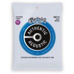 Martin ma175 - jeu de cordes guitare acoustique - authentic - custom light 11 - 52 Martin ma175 - jeu de cordes guitare acoustique - authentic - custom light 11 - 52