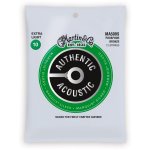 Martin ma500s - jeu de 12 cordes guitare acoustique - authentic silked phosphore bronze - extra light ...