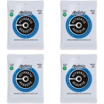 Martin strings ma170 authentic acoustic sp 80 / 20 bronze cordes pour guitare acoustique (4 jeux)