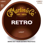 Martin strings mm12 retro light jeu de cordes pour guitare acoustique