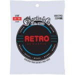 Martin strings mm12pk3 retro nickel 3 - pack light 12 - 54 jeux de cordes pour guitare folk (lot de 3) ...
