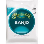 Martin v700 light 9 - 20 - jeu de cordes vega pour banjo 5 cordes