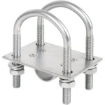 Mt d'antenne de fixation avec boulons en u - kit de fixation m8 - anti - rouille - pour antenne lora, ...