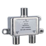 Mathiateur de cble satellite  2 voies, commutateur de diviseur coaxial, diviseur de signal tv