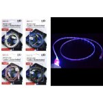 Mavura colorful micro usb led cble de charge / cble de donnes cble lumire 1m couleur alatoire ...
