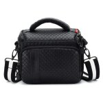 Mcheng - sac pour appareil photo tanche en cuir pu, noir, appareil photo numrique, nikon, sony, panasonic, ...