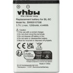Mdy - batterie 1200mah (3. 7v) pour tlphone portable, smartphone doro primo 405 comme rcb215.
