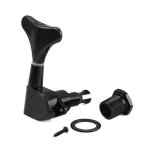 Mécaniques de rechange pour guitare et basse electrique, pour droitier et gaucher, 4 cordes, argent et ... Mécaniques de rechange pour guitare et basse electrique, pour droitier et gaucher, 4 cordes, argent et ...