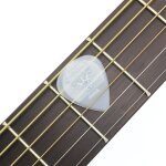 Mdiator de guitare electrique acoustique 12 pices 0. 6mm 0. 73mm en nylon super durable design antidrapant ...