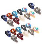 M�diators, moyen, flat thumbpicks, cellulo�d guitare finger picks (24 pi�ces thumb picks)