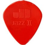 Mediator nylon jazz ii 118 red extremite arrondie 24 pack