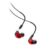 Mee audio m6 pro casques avec fil ecouteurs audiophile rouge
