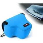 Megagear ''ultra light'' n�opr�ne sacoche pour appareil photo avec mousqueton pour panasonic lumix dmc ...