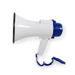 Megaphone porte voix portee 250 m�tres avec sirene et enregistrement top qualite