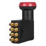 Megasat octo lnb diavolo 10, 7 - 12, 75 ghz noir et rouge