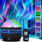 Meimie - projecteur aurore borale, lampe aurore borale, projecteur northern lights, led rechargeable ...