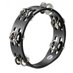 Meinl cta2sbk - tambourin bois 8  cymbalettes acier nickel� - noir