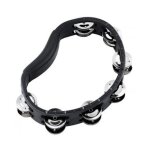 Meinl htmt1bk - tambourin headliner abs noir demi lune