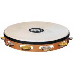 Meinl tah1msnt - tambourin bois avec peau 1 range de cymbalettes - super natural