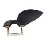 Mentonnire pour violon 3 / 4 4 / 4, repose menton en bois avec support standard, noir jdko499