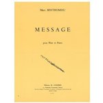 Message de berthomieu pour flute traversiere et piano