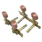 M�tal 4 cordes classique mini guitare basse ukul�l� uke bouton de corde accordage pegs 2r2l t�te de machine ...