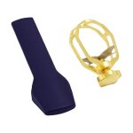 Mtal saxophone attache clip alto tenor soprano sax ligatures amp; bouchon de fixation