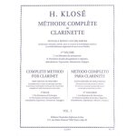 Hyacinthe - elonore klos : mthode complte de clarinette volume 1 nouvelle edition: 1. les elments ...