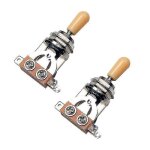 Mtrique 3 voies courte droite de guitare slecteur de commutateur a bascule pour gibson epiphone lp ...