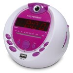 Metronic radio rveil projection miss angel - radio - rveil - 0. 5 watt