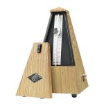 Métronome mécanique en bois de style pyramidal classique Métronome mécanique en bois de style pyramidal classique