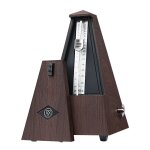 Mtronome mcanique en bois de style pyramidal classique