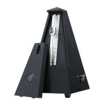 Mtronome mcanique en bois de style pyramidal classique