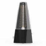 Métronome mécanique pour piano, guitare, violon et batterie - classic black black Métronome mécanique pour piano, guitare, violon et batterie - classic black black