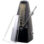 Mtronome mcanique professionnel, haute prcision pour piano, batterie, violon, guitare - avec son de ...