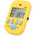 Métronome numérique, mini - métronome numérique beat tap m50, clip de tempo, instruments de musique (jaune) ... Métronome numérique, mini - métronome numérique beat tap m50, clip de tempo, instruments de musique (jaune) ...