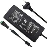 Mevronisshop - 12v 7a alimentation adaptateur 84w transformateurs 5, 5 x 2, 1 / 2, 5mm pour cctv cam�ra, ...