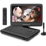 Mevronisshop - 14 pouces tv portable / lecteur dvd combo avec �cran led rotatif hd et tuner tv dvb - ...