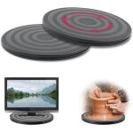 Mevronisshop - 2 pcs plateau tournant universel de 20 cm, capacit� de charge du plateau tournant tv 20kg, ...