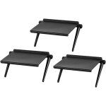 Mevronisshop - 2 pi�ces ecran r�glable tablette sup�rieure tv, etag�re rangement pour ecrans plats, pliable ...
