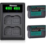 Mevronisshop - 2pack en - el15c batterie et chargeur pour nikon d850, d750, d810, d7500, z6, z6 ii, z6iii, ...