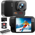 Mevronisshop - 4k 60fps 48mp camera sport, 50ft cam�ra �tanche waterproof, 8x, grand angle de 170 eis ...