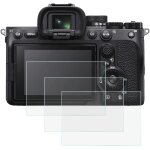 Mevronisshop - a7r v lot de 3 films protecteurs d'�cran pour appareil photo sony a7r v a7r5 - ultra transparen ...