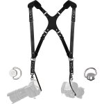 Mevronisshop - accessoires pour appareil photo avec double harnais et bandouli�re en cuir