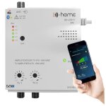 Mevronisshop - amplificateur tv tnt int�rieur 2 sorties 32db connect� filtr� 4g - 5g - fonctionne avec ...