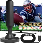 Mevronisshop - antenne dvbt2 avec amplificateur int�rieur dvbt - t2 antenne hdtv d'int�rieur pour t�l�viseur, ...